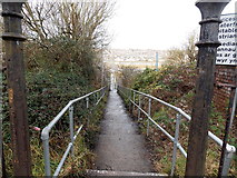 ST1167 : Path from Clive Road to the waterfront, Barry Island by Jaggery