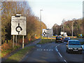 SY9491 : Wareham Road approaching the Blackhill Roundabout by David Dixon