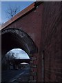 Williamwood railway bridges at dusk