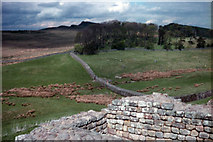 NY7968 : Tower at the north east corner of Housesteads Roman Fort by Phil Champion