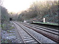 The disused Cefn Onn Halt