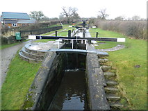 SJ9066 : Bosley Locks, Macclesfield Canal by John Lord