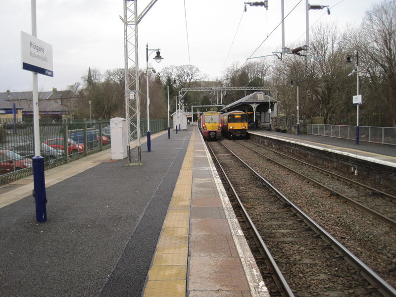 Milngavie railway station, East... © Nigel Thompson :: Geograph Britain ...