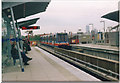 Train coming into Deptford Bridge Station