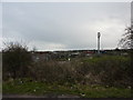 Allotments and phone mast, Eckington