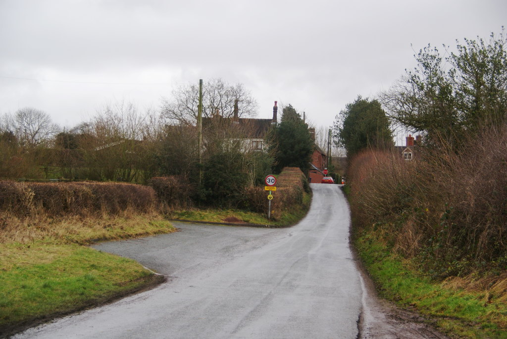 Road into Stowe-by-Chartley © Bill Boaden :: Geograph Britain and Ireland