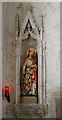 TL6131 : St John the Baptist, Thaxted - Statue by John Salmon