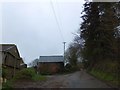 The Barton, Woolfardisworthy with Victorian postbox