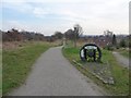 The site of a former railway bridge, on The Lines