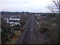 Railway heading south towards York