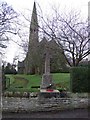 War Memorial and church, Middleton St.George