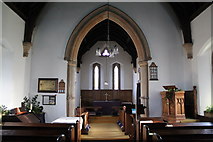 TF1892 : Interior, St Martin's church, Kirmond le Mire by J.Hannan-Briggs