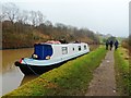 Barge Moored on The Leeds & Liverpool Canal