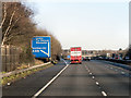 Northbound M3 at Junction 12