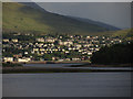 Fort William as seen from the shore at Corpach