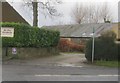 NZ2441 : Entrance for footpath off Broom Lane (B6302) in Broompark by peter robinson