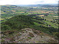 The southwest ridge from Moel y Golfa near Welshpool