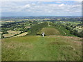 SJ3013 : Nearing the top of Middletown Hill with view northeast across Shropshire by Colin Park