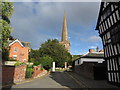 At Ledbury - Entrance drive to St Michael & All Angels Church