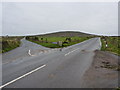 The road junction at Brea Downs