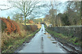 Minor road near Mains of Balthayock