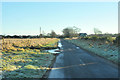 Icy road near Little Brechin