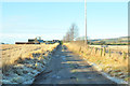 Farm road and path to Lummington