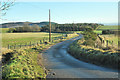 Minor road near Balfield