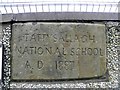 Plaque, Tattysallagh National School (AD 1887)