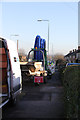 Services work on Farnborough Road 