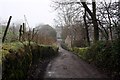 The road to Woolley Mill Farm