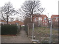 Footpath to Armthorpe Road from Flint Road