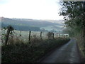 ST4698 : Lane near Kilgwrrwg by Jeremy Bolwell
