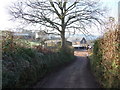 Lane to Cwm Vagor farm