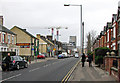 Cherry Hinton Road and cranes at The Marque