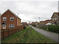 A path off Kesteven Way, Kingswood, Hull