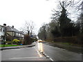 Carshalton Road at the junction of Merry Meet