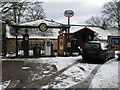 A collection of very old petrol pumps at Craigend