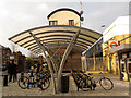TQ2975 : Clapham High Street station cycle parking by Stephen Craven