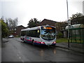 Bus at Blackmore Drive terminus, Leicester