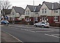 Houses at the northern end of College Road, Barry