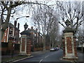 Ornamental Gates on Lake Road, Wimbledon