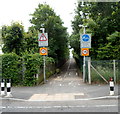 Track to the M5 bridge across the River Avon, Bristol