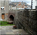 Side view of High Street bridge over the River Ennig, Talgarth