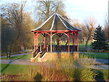 TF6219 : Bandstand in the winter sunlight by Richard Humphrey