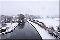 SO8171 : Canal snowscene, Stourport-on-Severn by P L Chadwick