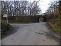 Bow Station Cross and railway bridge