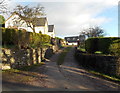 Track past The Old Post Office, Tidenham