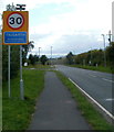 Northern boundary of Talgarth