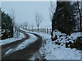 Track off Newall Carr Road, north of Clifton Lane